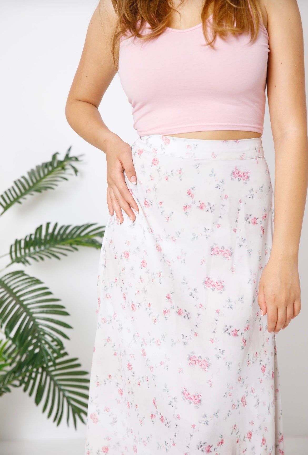 Rosy petals skirt