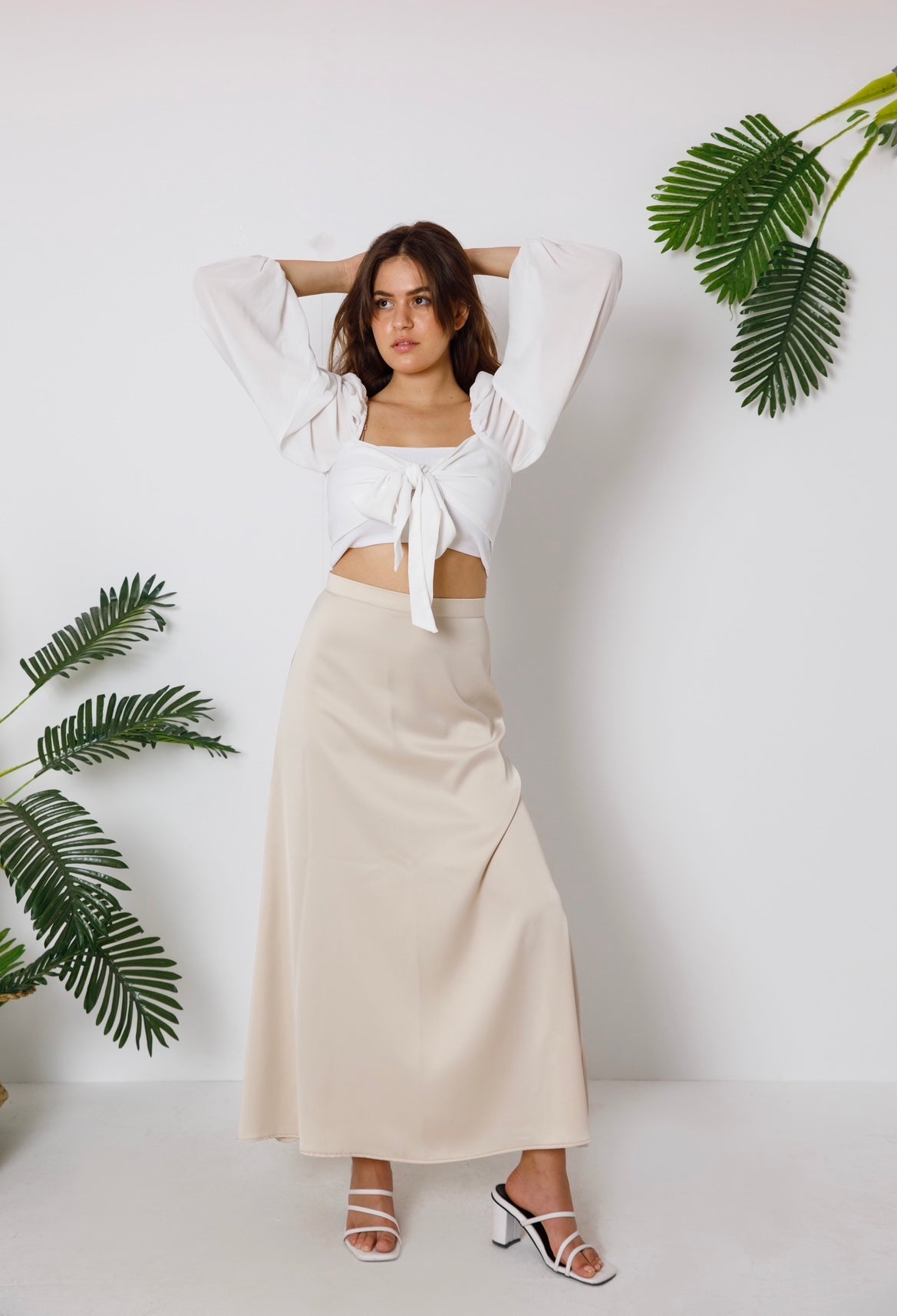 Silk skirt