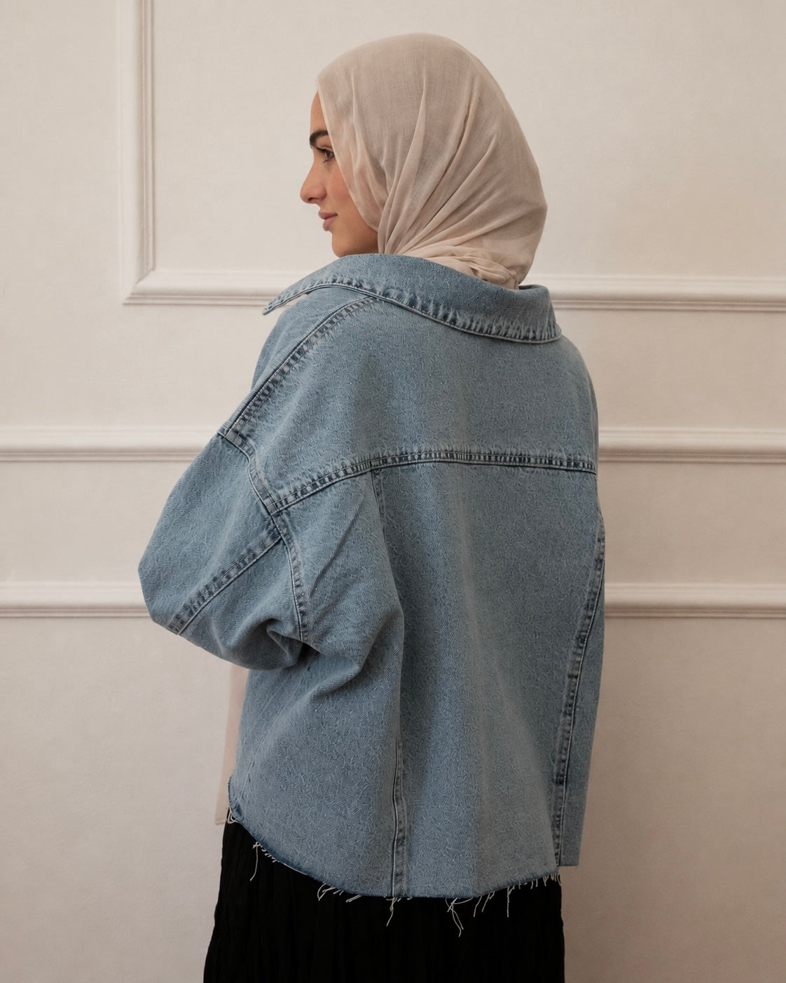 Plain denim jacket