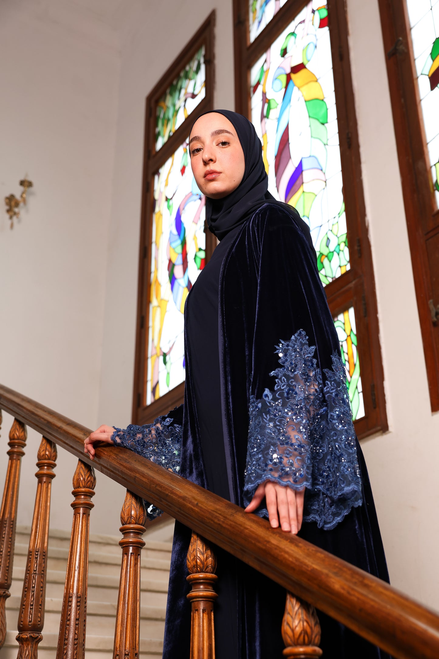 Velvet abaya
