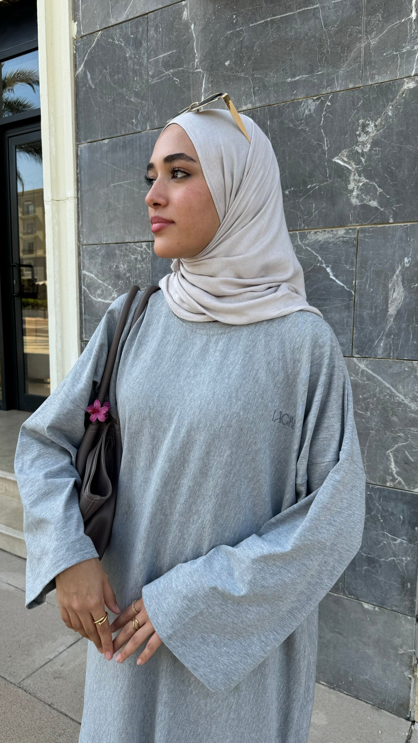 Cotton long T-shirt
