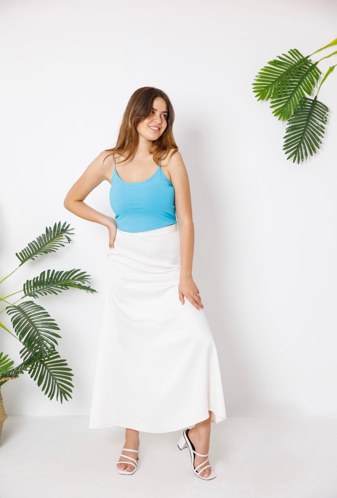 Silk skirt