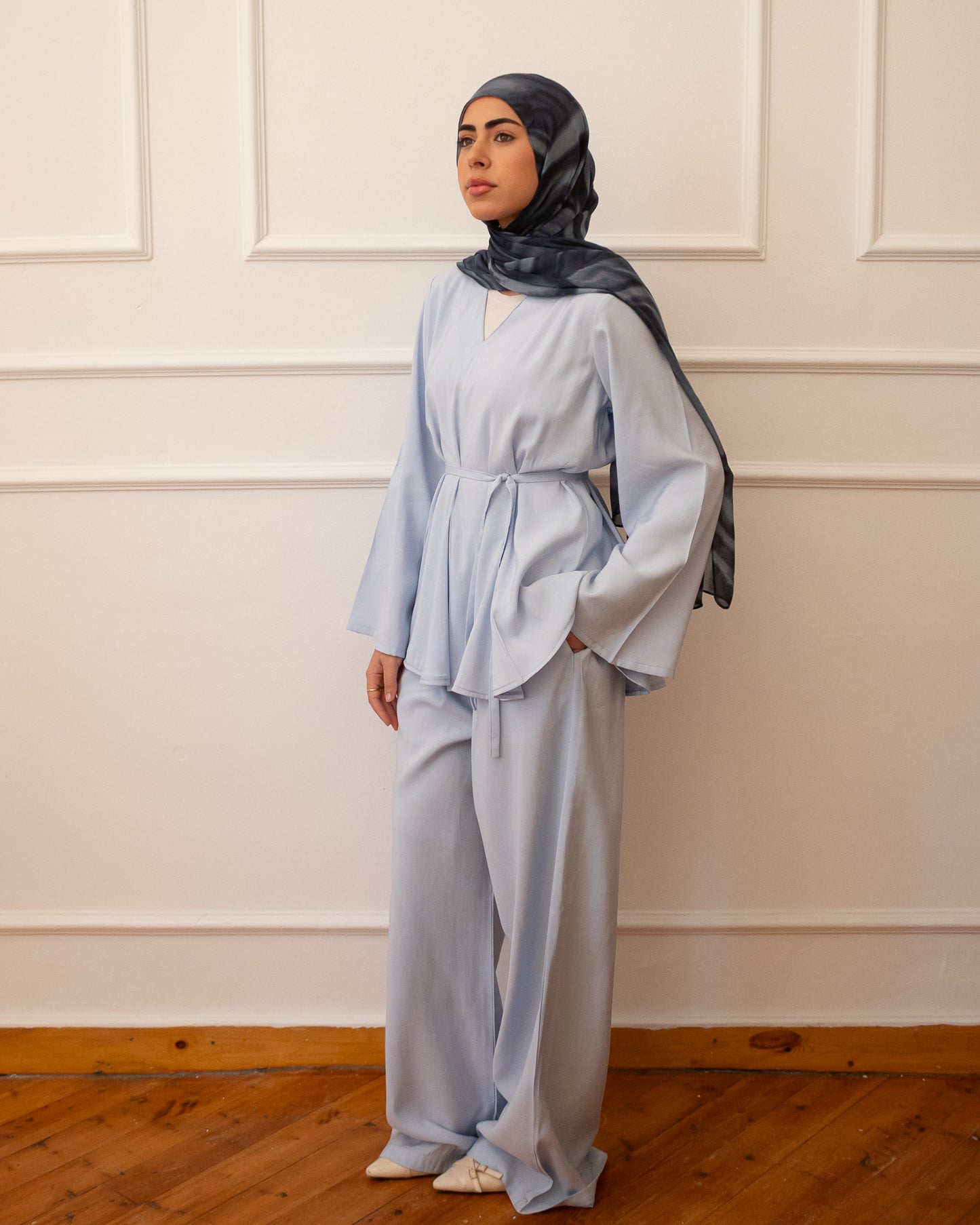 Soft drape-pants
